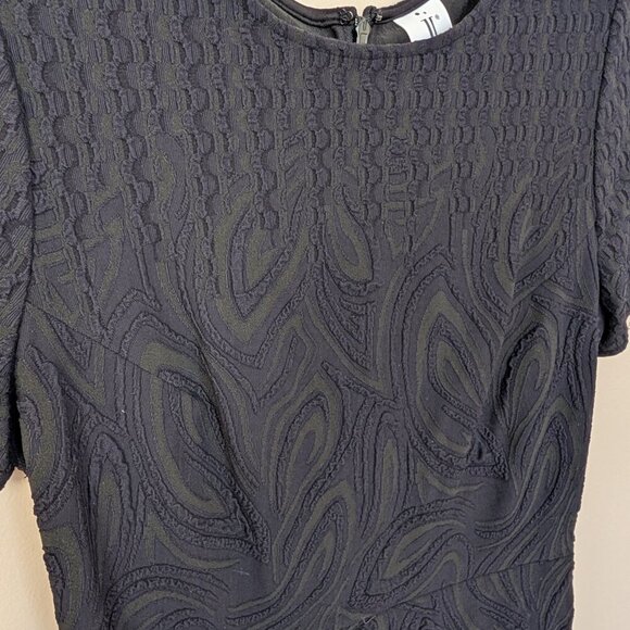 Julia Jordan 10 bodycon dress, black and green, short sleeve - Picture 2 of 14